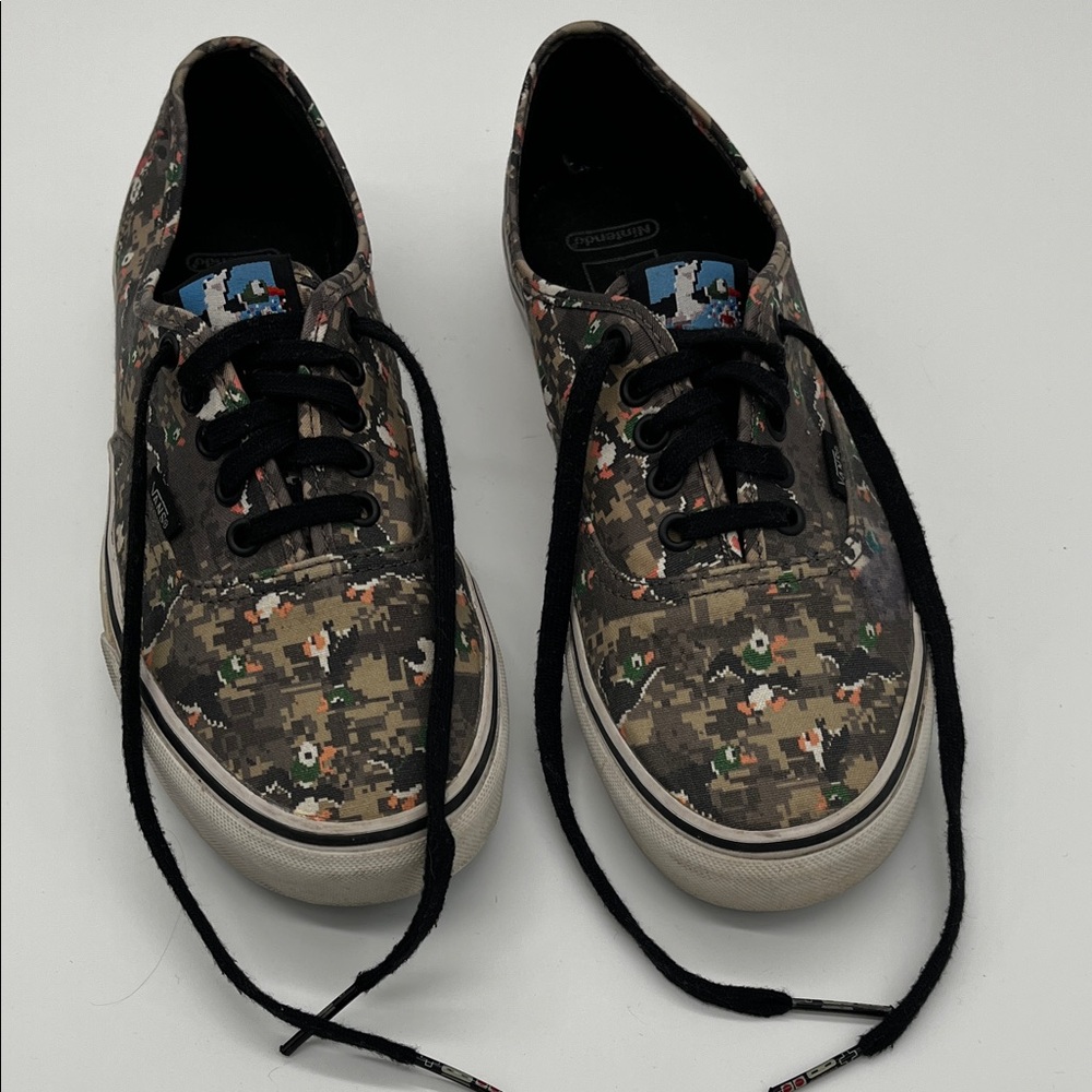 Nintendo Duck Hunt Camouflage Vans Sneakers